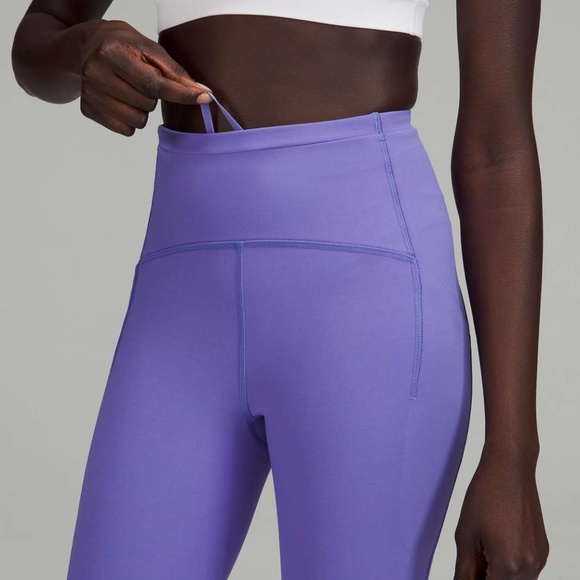 Lululemon Swift Speed High-Rise Running Tight 28", Charged Indigo, Size 8 - Picture 3 of 8